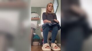 Sexy body girl explosive runny diarrhea in home toilet, ScatKings.com Scat Porn 16 ScatKings.com Scat Porn