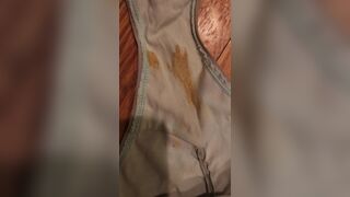 Wife's dirty panty after work, ScatKings.com Scat Porn 12 ScatKings.com Scat Porn